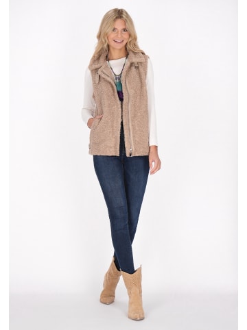 Damen Vest in Taupe