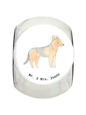 Leckerli Glas Schäferhund Lebensretter ohne Spruch in Weiß