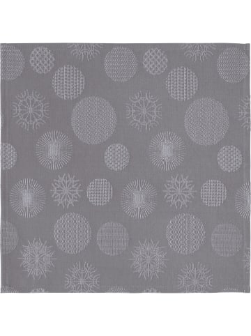 Jacquard, Baumwollmischung Serviette 2er-Pack Calvia in silber