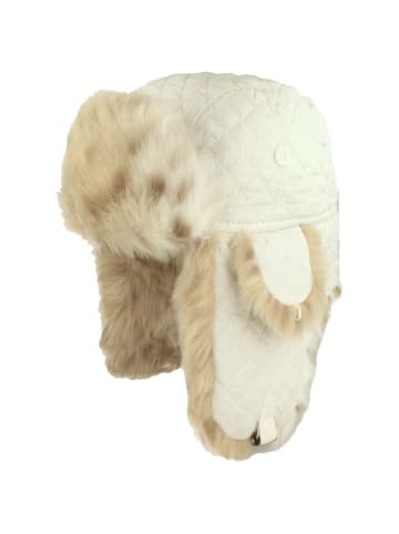 Pelzmütze in beige