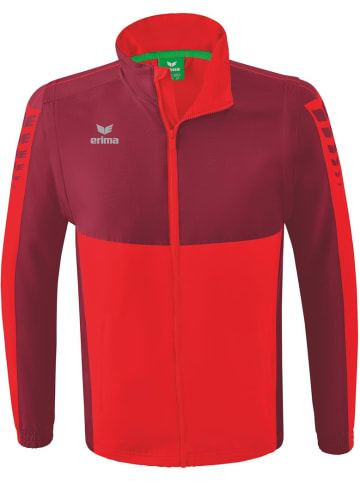 Trainingsjacke "Six Wings Jacke Mit Abnehmbaren Ärmeln" in Rot