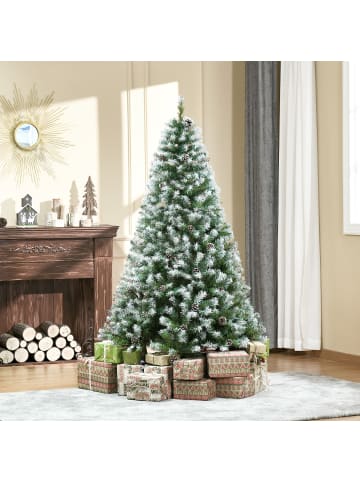 Weihnachtsbaum in Grün & Weiß 85L x 85B x 150H cm