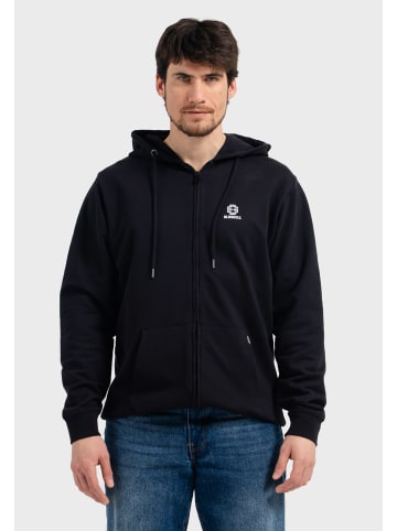 Zip Hoodie Basic Oldskull 25 Logo in Black