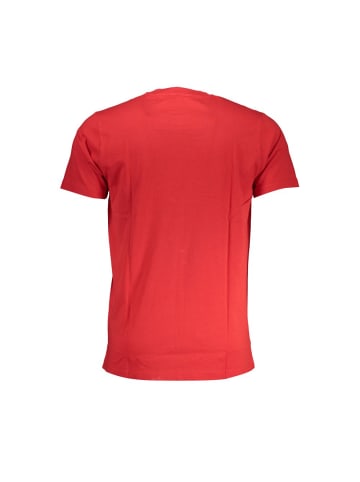 Rot Baumwolle Herren T-Shirt