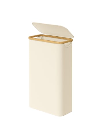 Wäschekorb Roxanne in Weiß - (B)22.5 x (H)70.5 x (T)42 cm