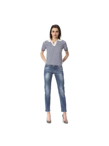 Blau Sonstiges Fasern Damen Jeans