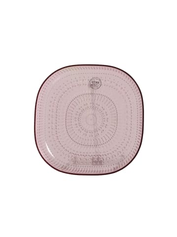 Teller Dessertteller mit Muster D: 20,4cm in pink