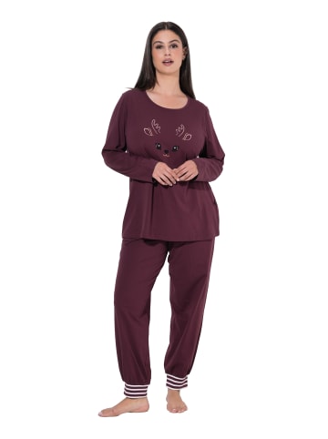 Pyjama in dunkelbraun