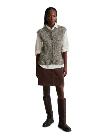 Ärmelloser Cardigan relaxed in Medium Beige