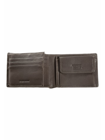 VEGAS Kleine Geldbörse aus Leder in Beige