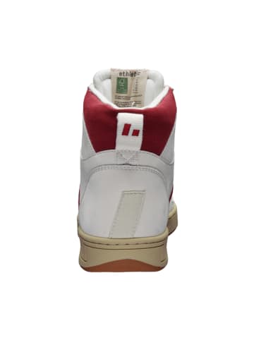 Sneaker Carl in Chalk White | Accent Rio Red