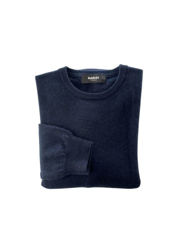 Blau Kaschmir Herren Pullover