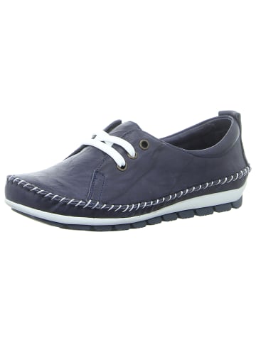 Schnürschuh in blau