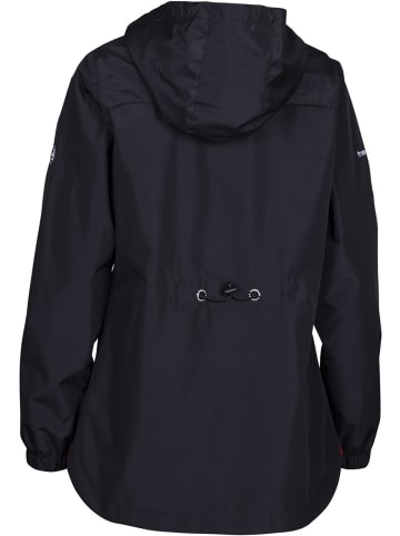 Regenjacke "Flourish" in Schwarz