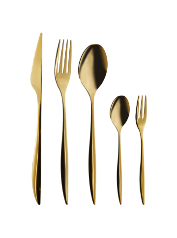30-set Besteck Set FARFALLE in Gold