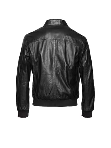 Lederjacke BUMAURO in Schwarz