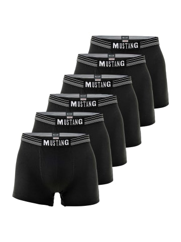 Boxershort 6er Pack in Schwarz