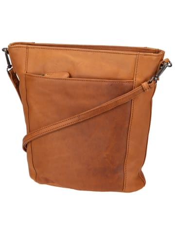 Schultertasche Moore in Cognac