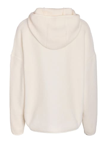 Fleece mit halbem Reißverschluss in Eggnog