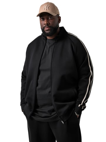 Sweatjacke in schwarz