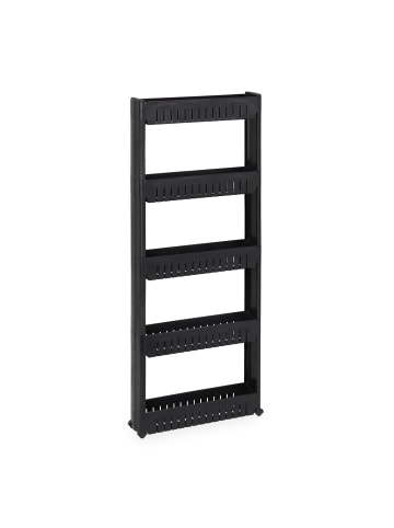 Nischenwagen in Schwarz - (B)12,5 x (H)131 x (T)54 cm