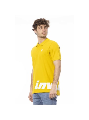 Gelb Baumwolle Herren Polo Hemd