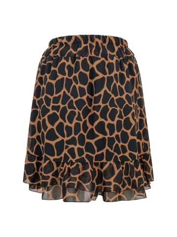 Mini Skirt in black/brown
