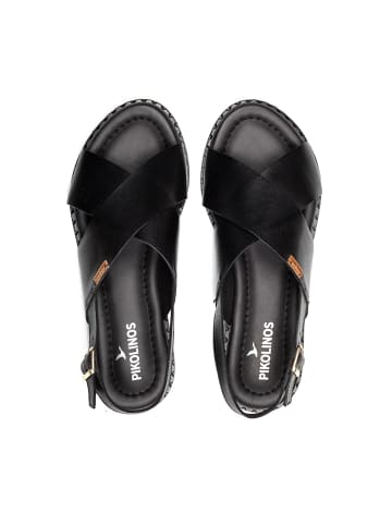 Schaftsandalen in Schwarz