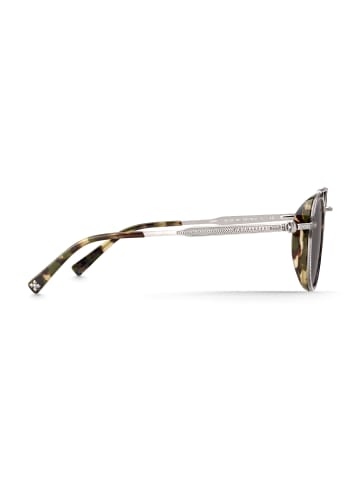 Sonnenbrille Johnny Panto Totenkopf Havanna in grün