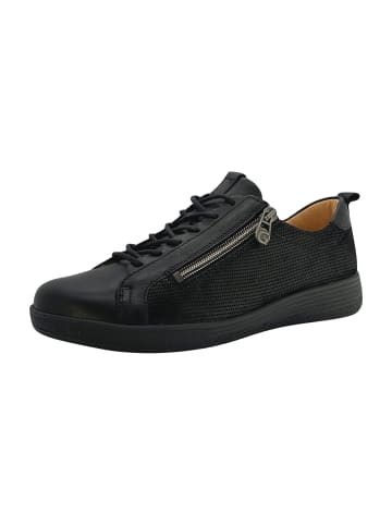 Komfort Schnürschuhe in Schwarz