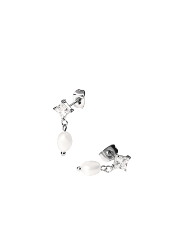 Ohrringe Elegant Pearl Silber