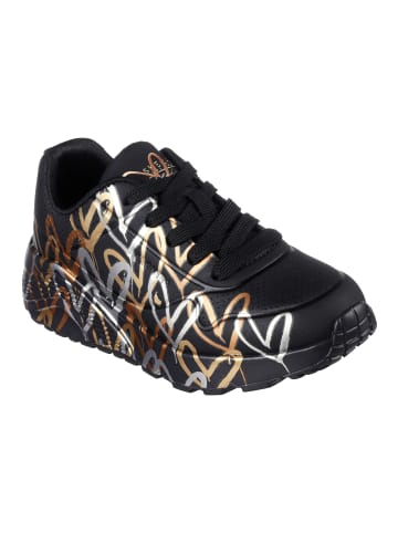 Sneakers Low UNO LITE METALLIC LOVE in schwarz