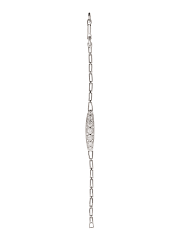 Women Link Bracelet in Silver