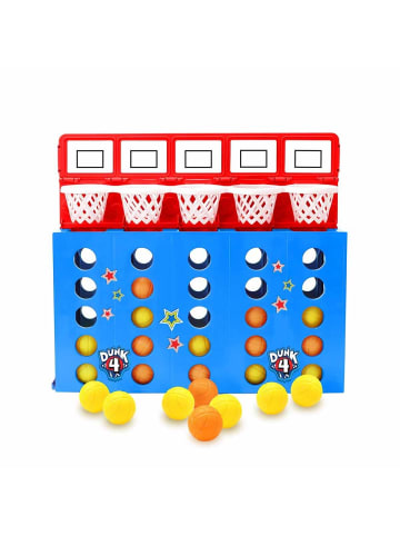 Dunk 4 In a Row Line Up connect Four Counters Strategiespiel 2 Spieler 4+