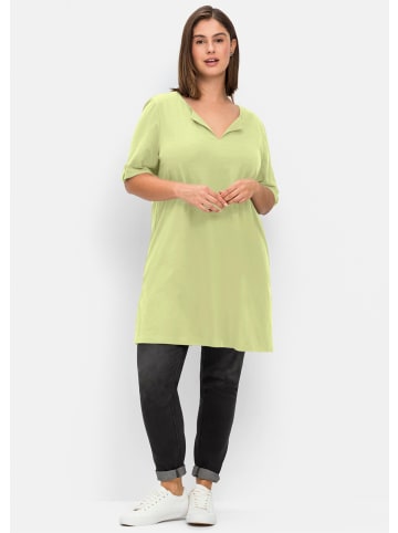Longshirt in pistazie