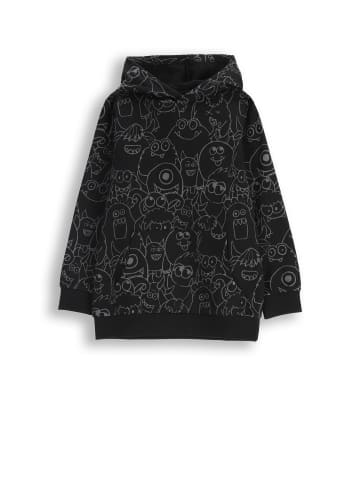 Kapuzenpullover in schwarz
