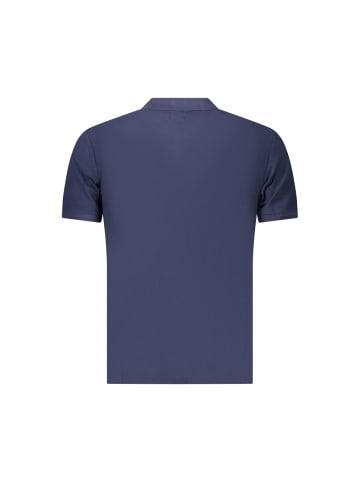 Blau Herren Poloshirt Hemd aus Baumwolle