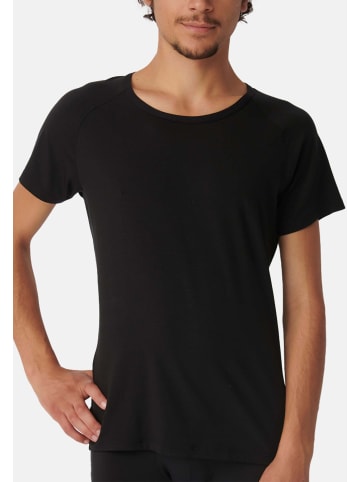 Unterhemd / Shirt Kurzarm Ever Soft in Schwarz