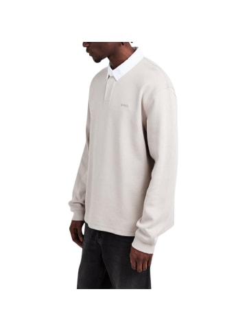Grau Baumwolle Poloshirt