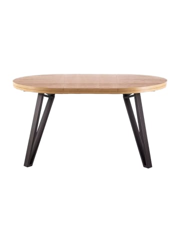 Esstisch Galaxy Eiche Artisan / Schwarz 100-168 / 100 / 76cm
