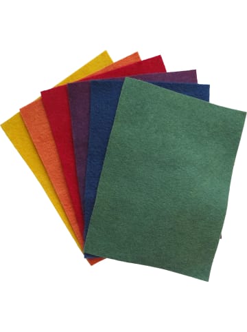 Bastelfilz kräftige Farben in bunt