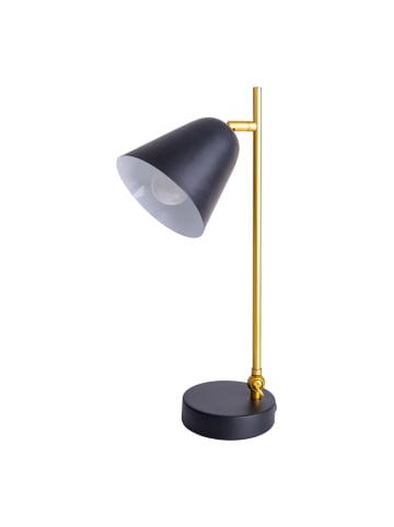 Tischleuchte "TRITON" in schwarz - (L)12 cm x (B)12 cm x (H)42.5 cm