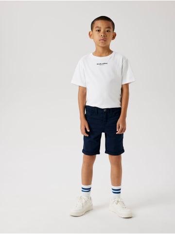 Jeans Shorts Kurze Chino Denim Hose in Blau