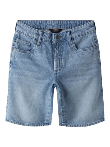 Jeansshorts in Light Blue Denim