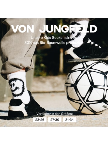 Tennissocken Smiley Kids Sportsocken in Weiß