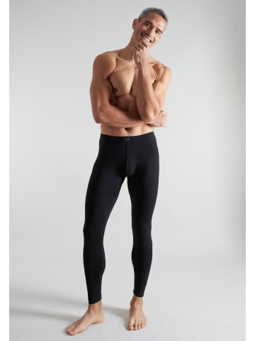 Lange Unterhose Saragossa in schwarz-dunkel-uni