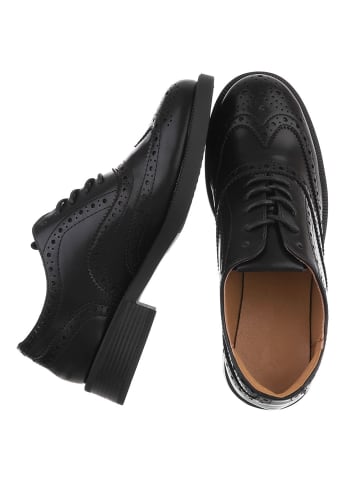 Halbschuh in Schwarz
