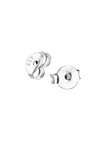 Kinderohrstecker ROSE 8 mm silber in 925 Sterling Silber, 2-tlg.