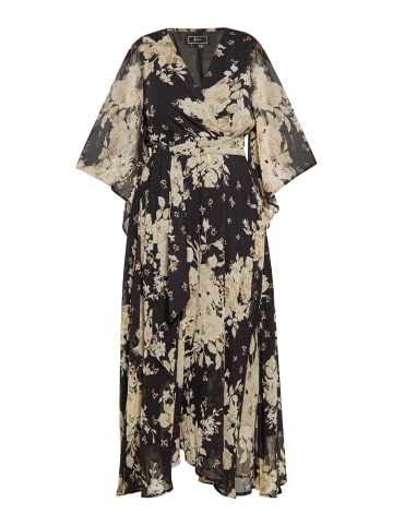 Damen Kleid in Schwarz Blume
