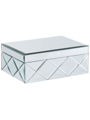 Schmuckkästchen GORRON in Silber - (W) 25 x (H) 11 x (L) 18 cm